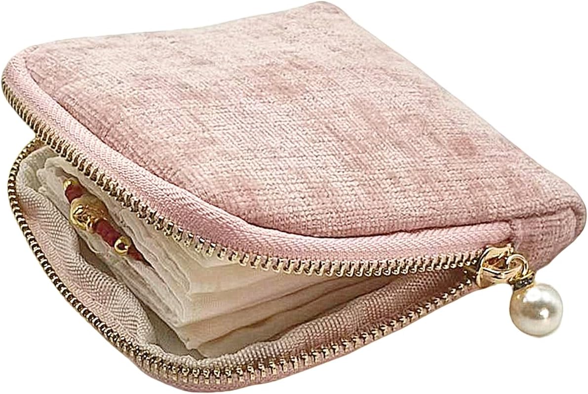 Small Travel Jewelry Case - Jewelry Travel Organizer Bag with Tassel Zipper for Bracelets, Necklaces, Bangles, Jewelry Organizer Storage Bag Gift for Women Girls - LJB001-Olive Green