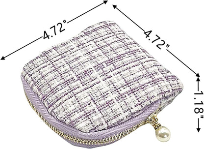 Small Travel Jewelry Case - Jewelry Travel Organizer Bag with Tassel Zipper for Bracelets, Necklaces, Bangles, Jewelry Organizer Storage Bag Gift for Women Girls - LJB001-Olive Green
