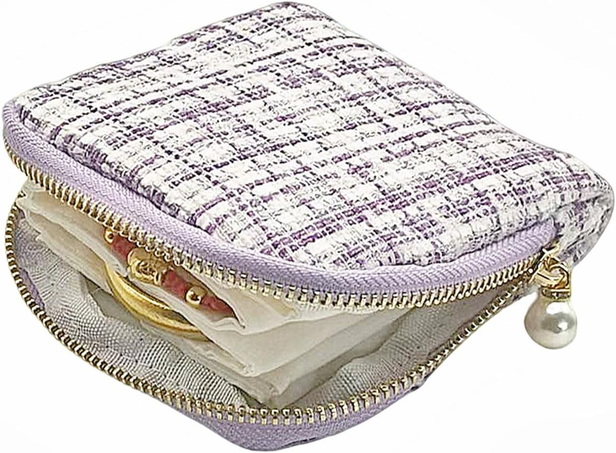 Small Travel Jewelry Case - Jewelry Travel Organizer Bag with Tassel Zipper for Bracelets, Necklaces, Bangles, Jewelry Organizer Storage Bag Gift for Women Girls - LJB001-Olive Green