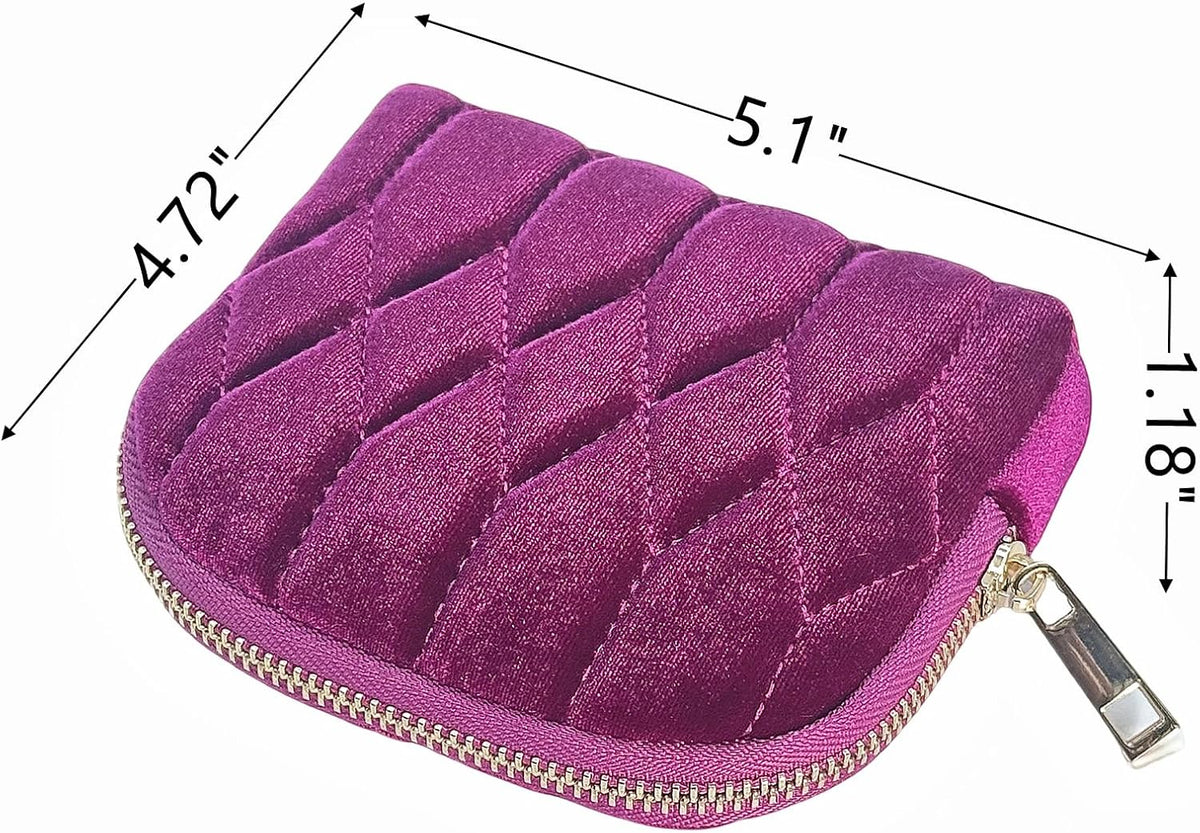Small Travel Jewelry Case - Jewelry Travel Organizer Bag with Tassel Zipper for Bracelets, Necklaces, Bangles, Jewelry Organizer Storage Bag Gift for Women Girls - LJB001-Olive Green