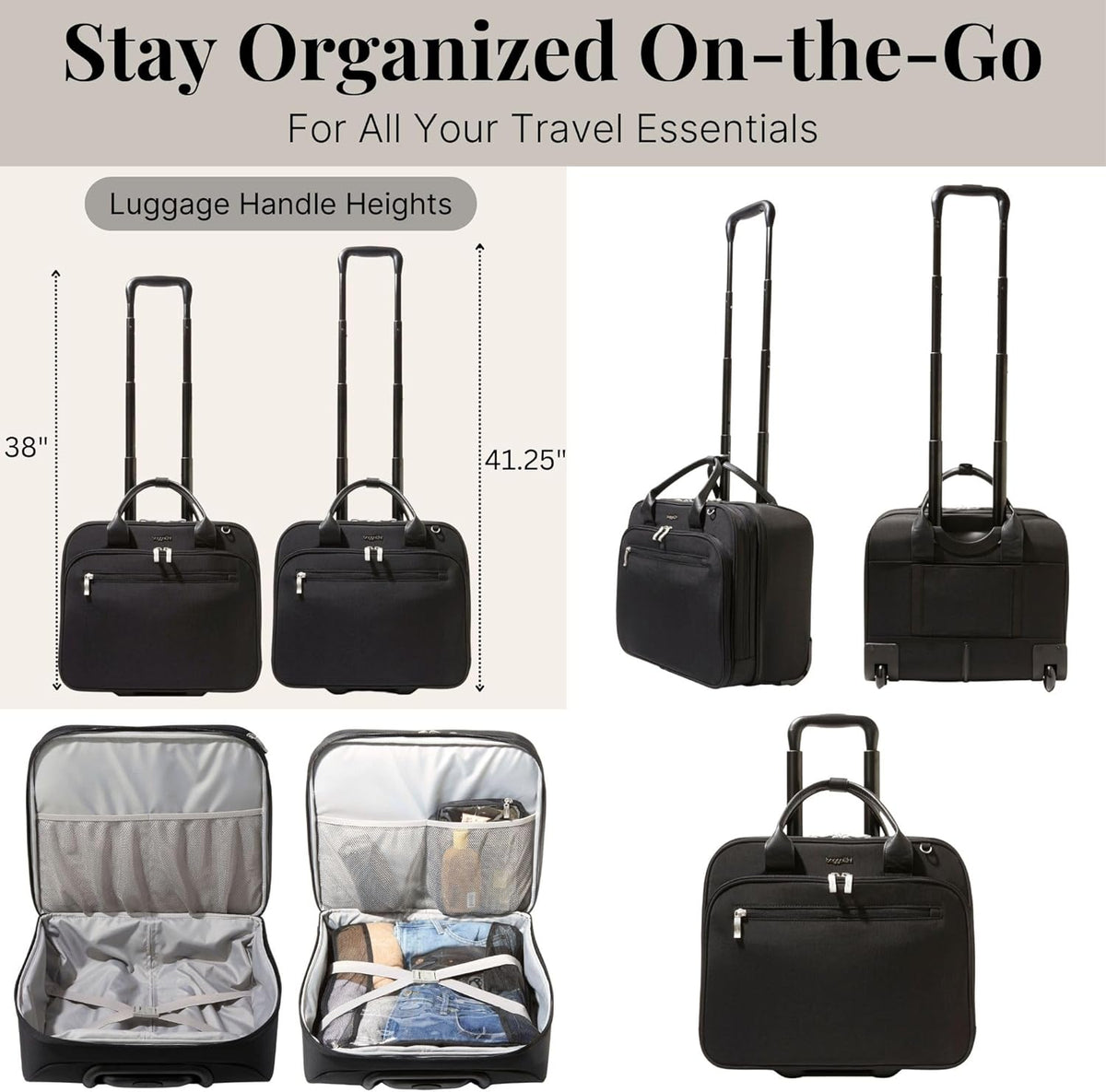 Women's 2 Wheel Tote