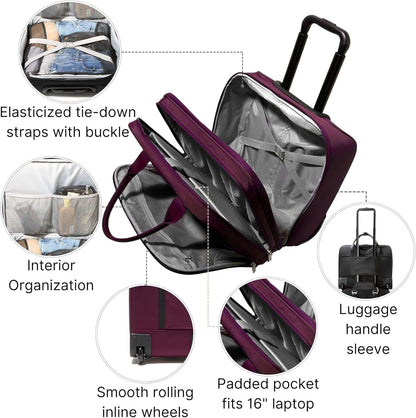 Women's 2 Wheel Tote