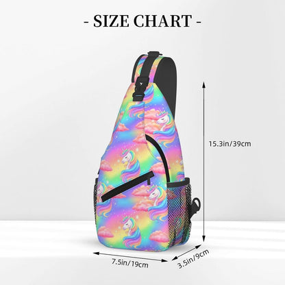 Men Women Sling Shoulder Backpack Casual Carrying Tote Case Crossbody Travel Bag, Anti-Theft Multipurpose Carry On Bag, Dolphin Lotus Crossbody Bag