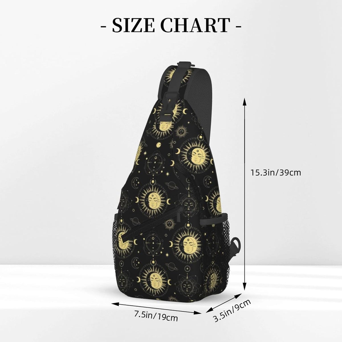 Men Women Sling Shoulder Backpack Casual Carrying Tote Case Crossbody Travel Bag, Anti-Theft Multipurpose Carry On Bag, Dolphin Lotus Crossbody Bag
