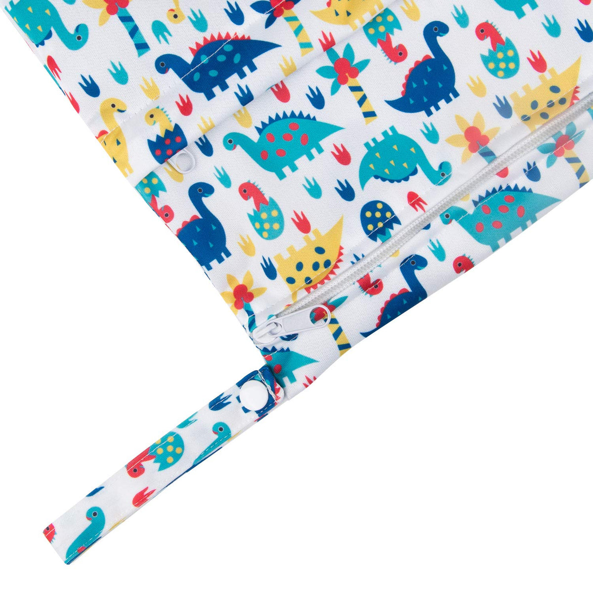 ALVA 2pcs Cloth Diaper Wet Dry Bags Waterproof Reusable with Two Zippered Pockets Travel Beach Pool Daycare Soiled Baby Items Yoga Gym Bag for Swimsuits or Wet Clothes L2629