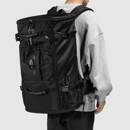 Large Capacity For Travel Hiking Sports Carry On Backpack Durable Convertible Duffle Bag Laptop airplane (black, 60L-Large)