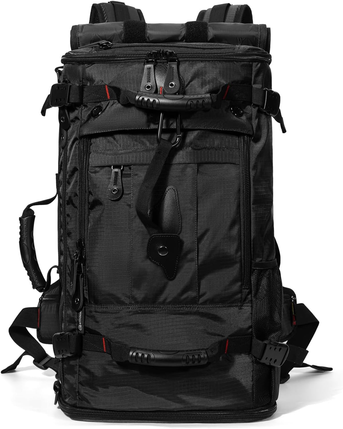 Large Capacity For Travel Hiking Sports Carry On Backpack Durable Convertible Duffle Bag Laptop airplane (black, 60L-Large)