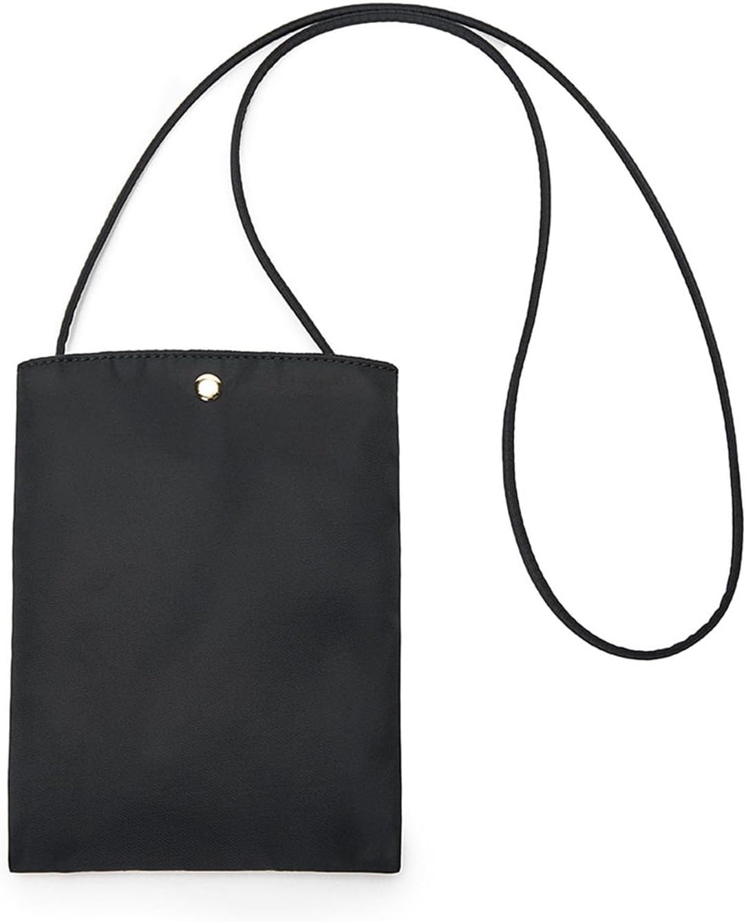 Pure Nylon Mobile Phone Bag Mini Cloth Bag ins Style Japanese Simple and Versatile Messenger Small Square Bag