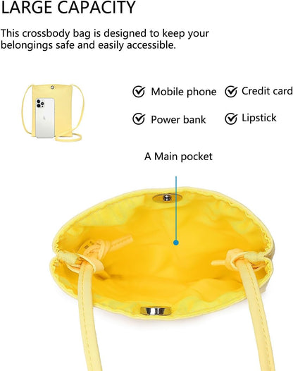 Pure Nylon Mobile Phone Bag Mini Cloth Bag ins Style Japanese Simple and Versatile Messenger Small Square Bag