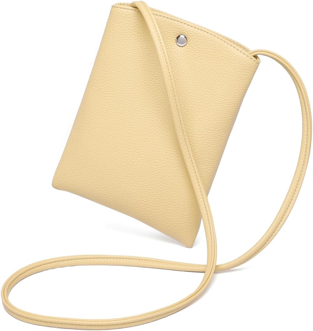 Pure Nylon Mobile Phone Bag Mini Cloth Bag ins Style Japanese Simple and Versatile Messenger Small Square Bag
