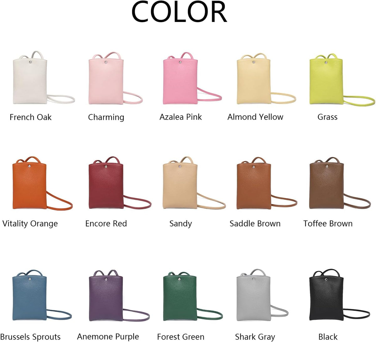 Pure Nylon Mobile Phone Bag Mini Cloth Bag ins Style Japanese Simple and Versatile Messenger Small Square Bag