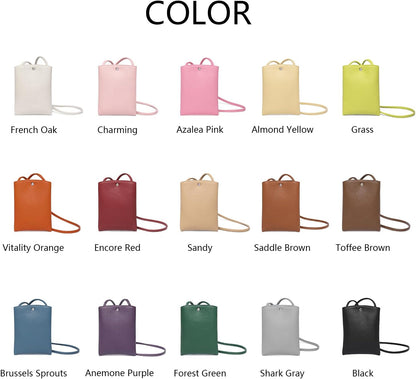 Pure Nylon Mobile Phone Bag Mini Cloth Bag ins Style Japanese Simple and Versatile Messenger Small Square Bag