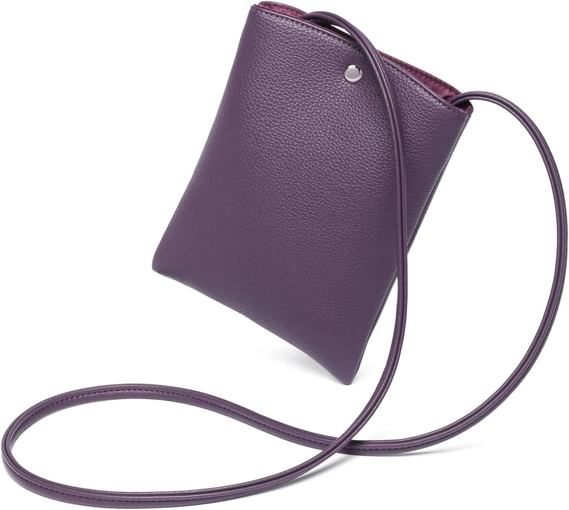 Pure Nylon Mobile Phone Bag Mini Cloth Bag ins Style Japanese Simple and Versatile Messenger Small Square Bag