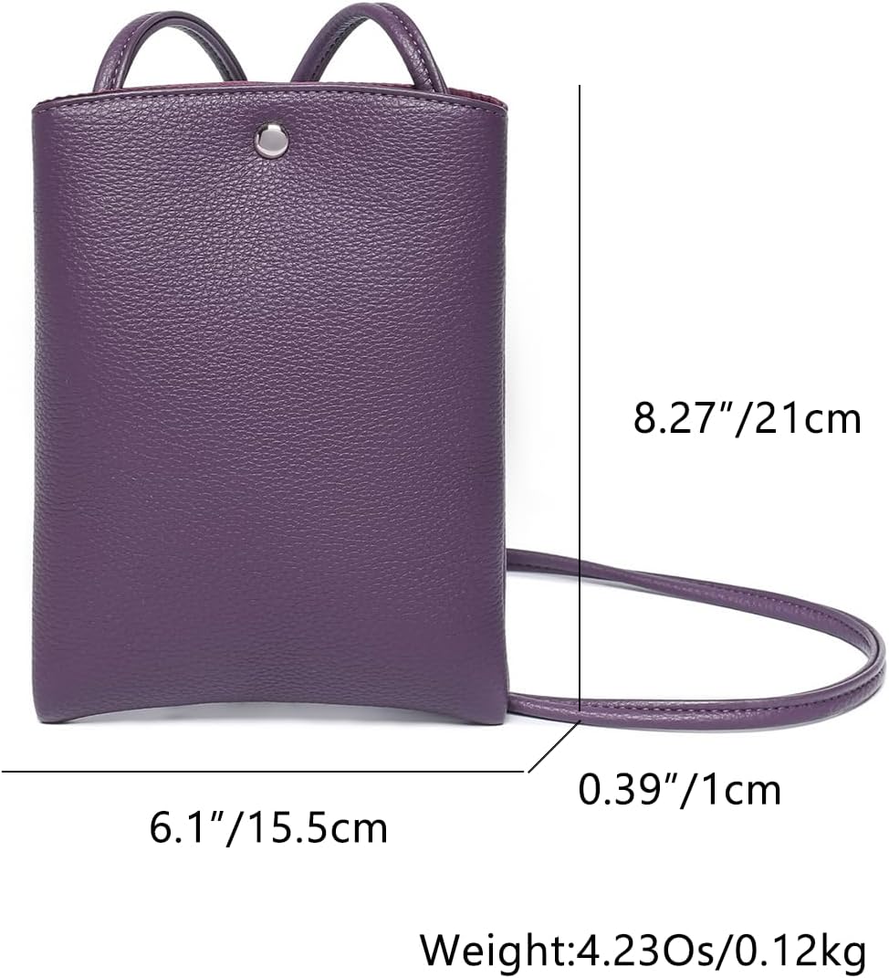Pure Nylon Mobile Phone Bag Mini Cloth Bag ins Style Japanese Simple and Versatile Messenger Small Square Bag