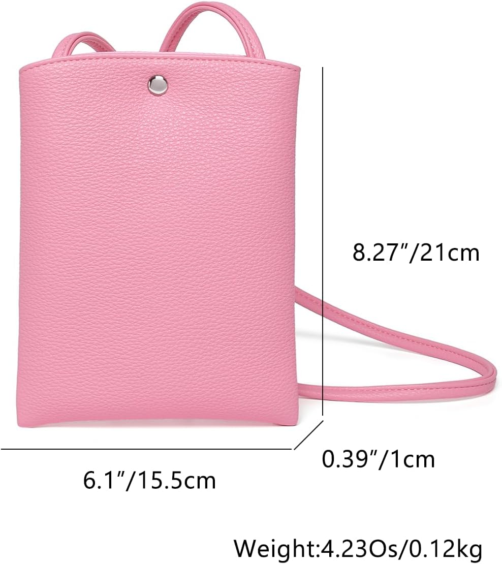 Pure Nylon Mobile Phone Bag Mini Cloth Bag ins Style Japanese Simple and Versatile Messenger Small Square Bag