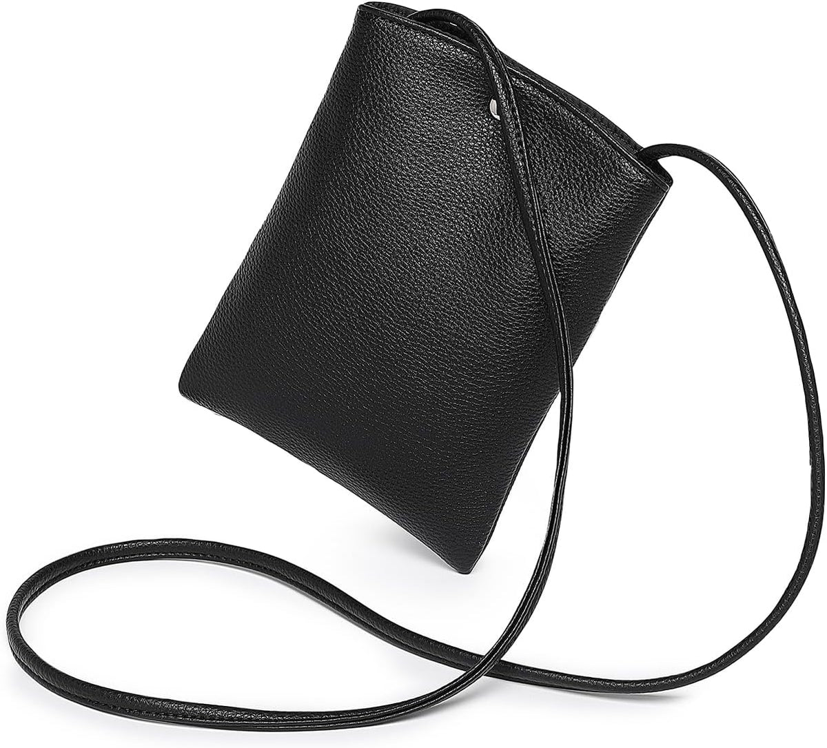Pure Nylon Mobile Phone Bag Mini Cloth Bag ins Style Japanese Simple and Versatile Messenger Small Square Bag