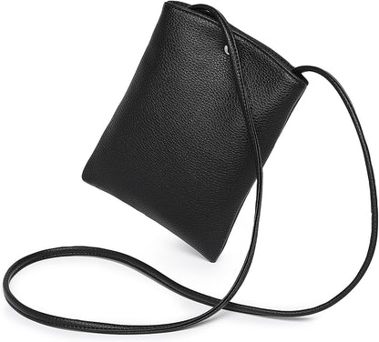 Pure Nylon Mobile Phone Bag Mini Cloth Bag ins Style Japanese Simple and Versatile Messenger Small Square Bag