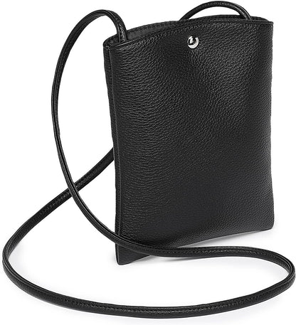 Pure Nylon Mobile Phone Bag Mini Cloth Bag ins Style Japanese Simple and Versatile Messenger Small Square Bag