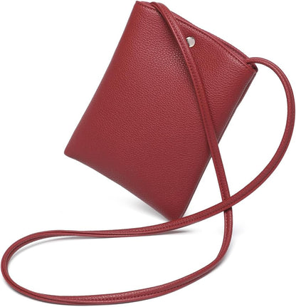 Pure Nylon Mobile Phone Bag Mini Cloth Bag ins Style Japanese Simple and Versatile Messenger Small Square Bag