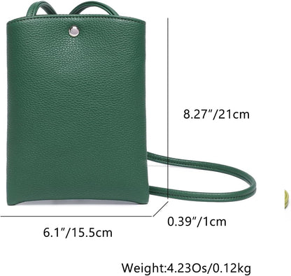 Pure Nylon Mobile Phone Bag Mini Cloth Bag ins Style Japanese Simple and Versatile Messenger Small Square Bag