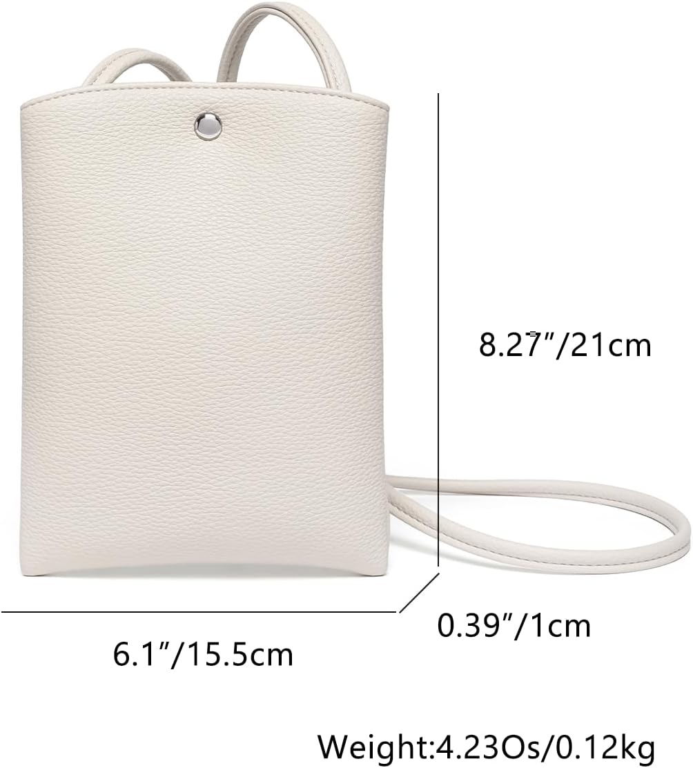 Pure Nylon Mobile Phone Bag Mini Cloth Bag ins Style Japanese Simple and Versatile Messenger Small Square Bag