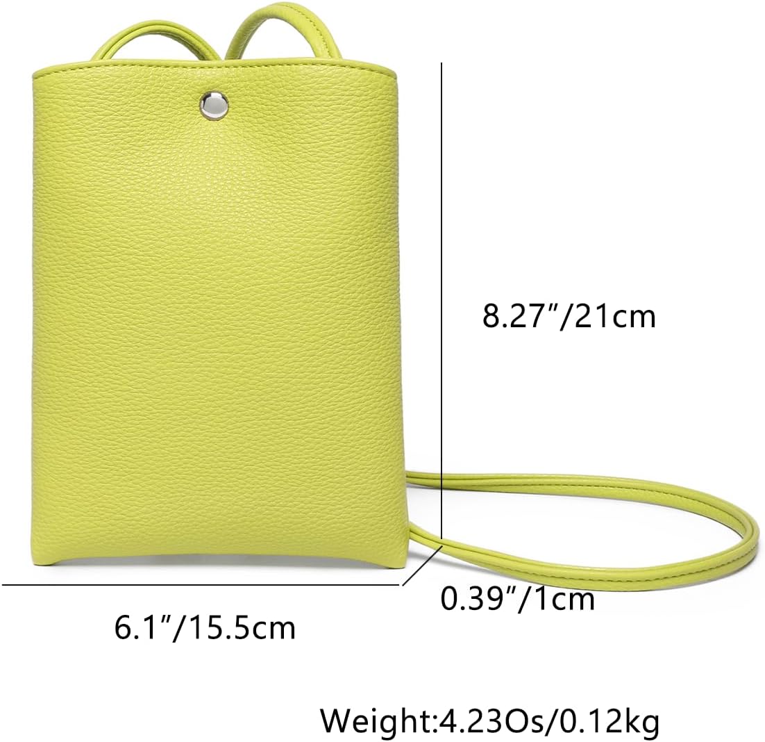 Pure Nylon Mobile Phone Bag Mini Cloth Bag ins Style Japanese Simple and Versatile Messenger Small Square Bag