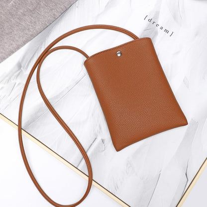 Pure Nylon Mobile Phone Bag Mini Cloth Bag ins Style Japanese Simple and Versatile Messenger Small Square Bag