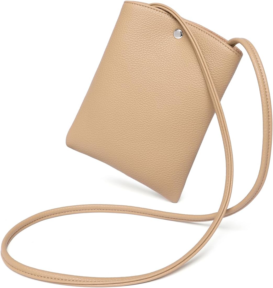 Pure Nylon Mobile Phone Bag Mini Cloth Bag ins Style Japanese Simple and Versatile Messenger Small Square Bag