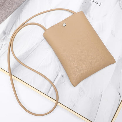Pure Nylon Mobile Phone Bag Mini Cloth Bag ins Style Japanese Simple and Versatile Messenger Small Square Bag