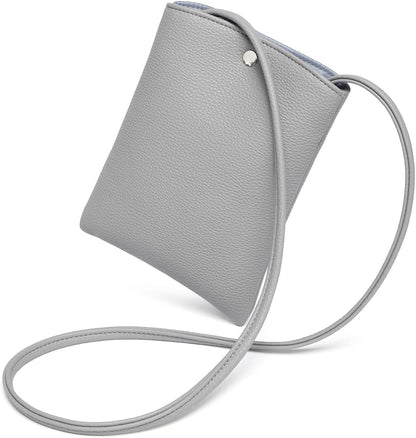 Pure Nylon Mobile Phone Bag Mini Cloth Bag ins Style Japanese Simple and Versatile Messenger Small Square Bag