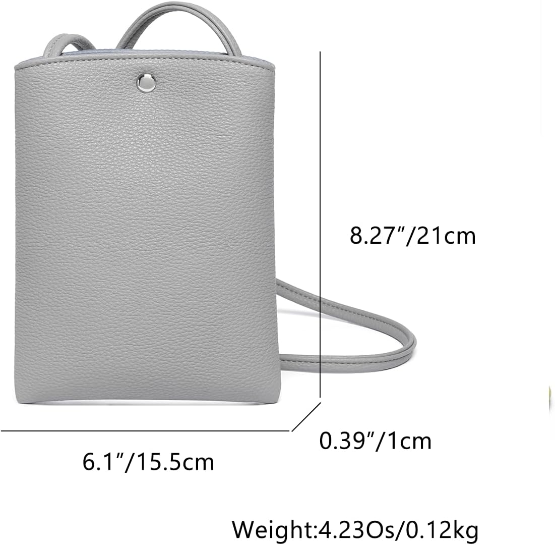 Pure Nylon Mobile Phone Bag Mini Cloth Bag ins Style Japanese Simple and Versatile Messenger Small Square Bag