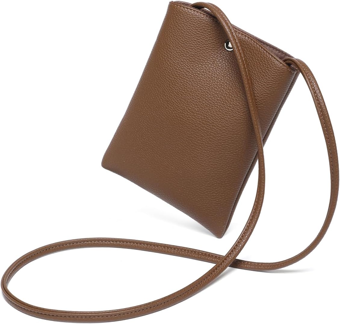 Pure Nylon Mobile Phone Bag Mini Cloth Bag ins Style Japanese Simple and Versatile Messenger Small Square Bag