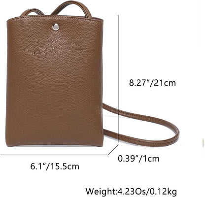 Pure Nylon Mobile Phone Bag Mini Cloth Bag ins Style Japanese Simple and Versatile Messenger Small Square Bag