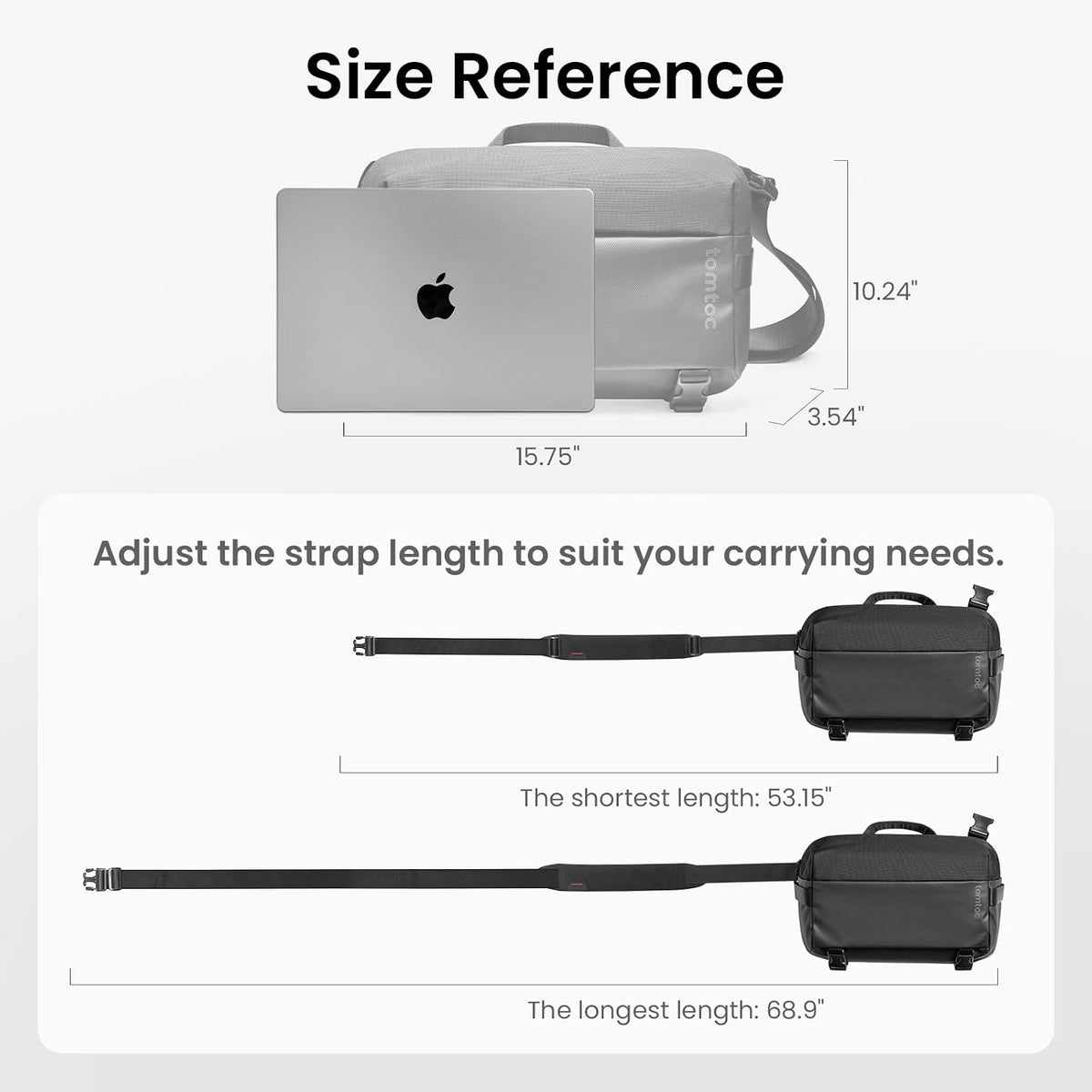 Compact EDC Sling Bag 3L-10L, Minimalist Crossbody Bag Chest Shoulder Pack for Men Women, X-pac/Recycled Polyester