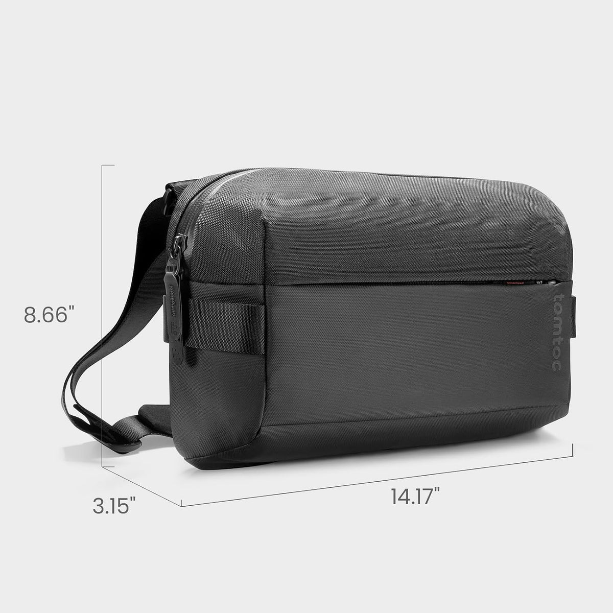 Compact EDC Sling Bag 3L-10L, Minimalist Crossbody Bag Chest Shoulder Pack for Men Women, X-pac/Recycled Polyester