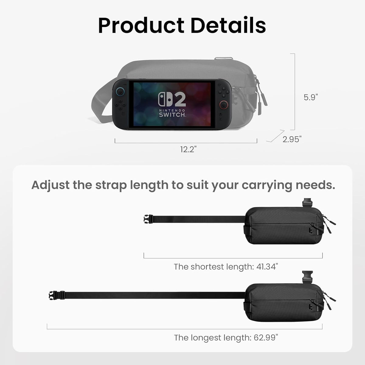 Compact EDC Sling Bag 3L-10L, Minimalist Crossbody Bag Chest Shoulder Pack for Men Women, X-pac/Recycled Polyester
