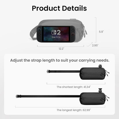 Compact EDC Sling Bag 3L-10L, Minimalist Crossbody Bag Chest Shoulder Pack for Men Women, X-pac/Recycled Polyester