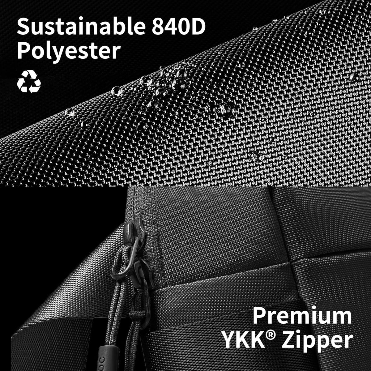Compact EDC Sling Bag 3L-10L, Minimalist Crossbody Bag Chest Shoulder Pack for Men Women, X-pac/Recycled Polyester