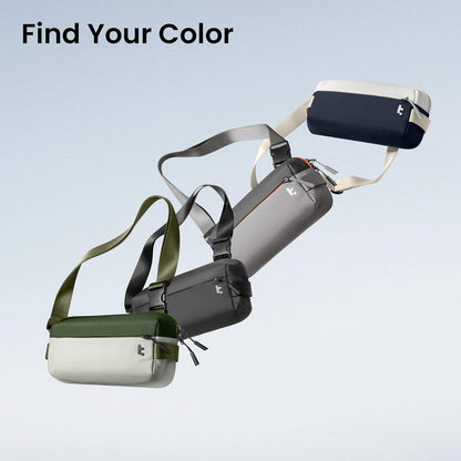 Compact EDC Sling Bag 3L-10L, Minimalist Crossbody Bag Chest Shoulder Pack for Men Women, X-pac/Recycled Polyester