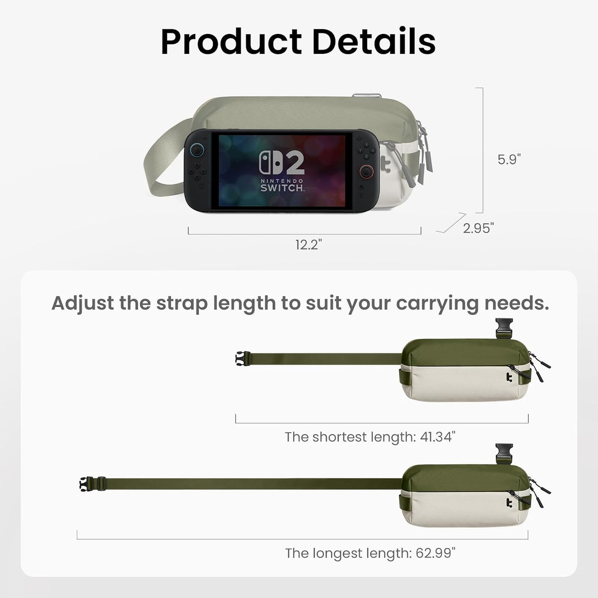 Compact EDC Sling Bag 3L-10L, Minimalist Crossbody Bag Chest Shoulder Pack for Men Women, X-pac/Recycled Polyester