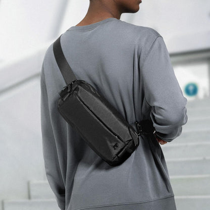 Compact EDC Sling Bag 3L-10L, Minimalist Crossbody Bag Chest Shoulder Pack for Men Women, X-pac/Recycled Polyester
