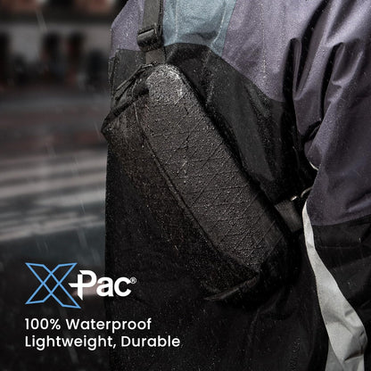 Compact EDC Sling Bag 3L-10L, Minimalist Crossbody Bag Chest Shoulder Pack for Men Women, X-pac/Recycled Polyester