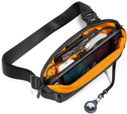 Compact EDC Sling Bag 3L-10L, Minimalist Crossbody Bag Chest Shoulder Pack for Men Women, X-pac/Recycled Polyester