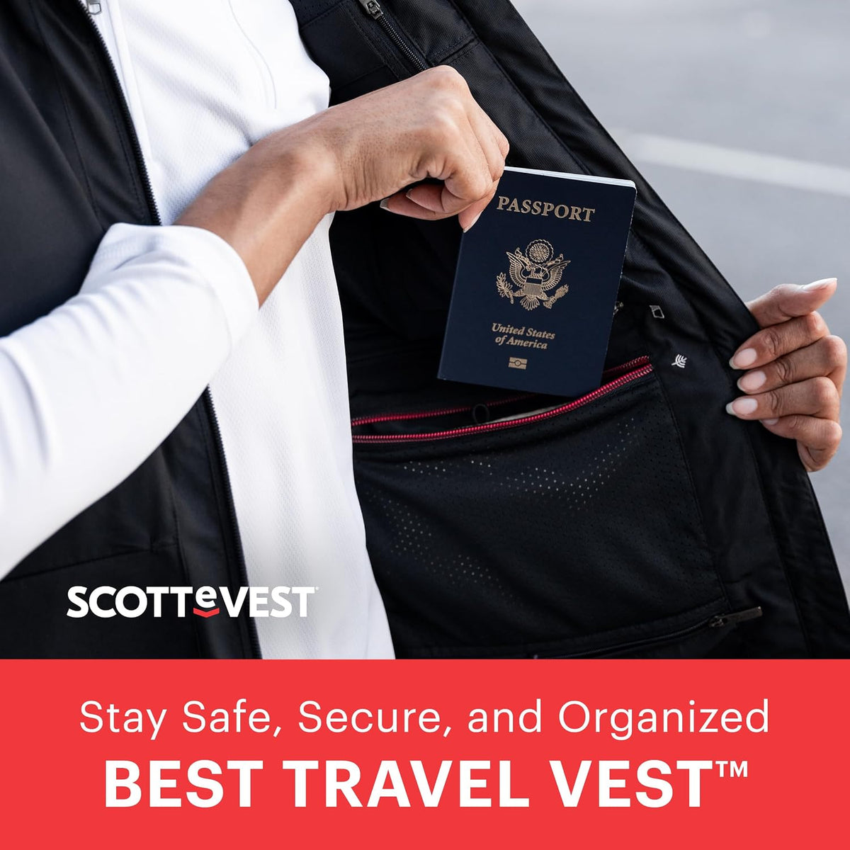 Best Travel Vest for Women - 24 Hidden Pockets - Water Repellent for Travel & More