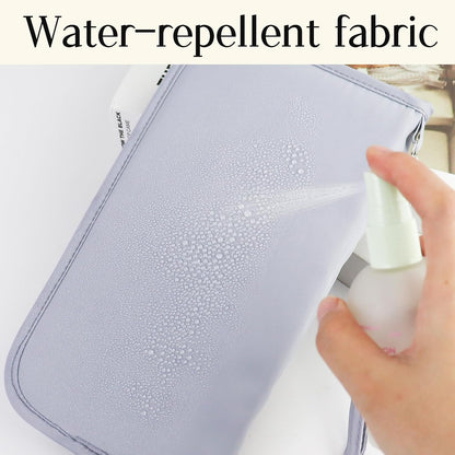Passport Holder, RFID Passport Holder for Travel with Wrist Strap, Portable Waterproof Travel Document Holder for Passports Boarding Passes Cash Credit Cards (Black)