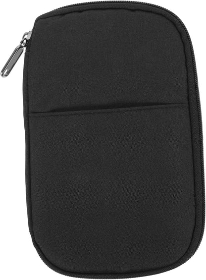 Travel Holder Multi-functional Zipper Design Case Large Capacity Travel Document Organizer for Id Cards and Tickets Portable and Bag