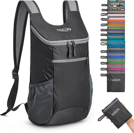 10L Lightweight Packable Hiking Backpack, Nylon Daypack Daily Travel | Water-Resistant Nylon, Weighing Only 4.59oz, Comfortable, Hiking, Travel, Cycling, Small Foldable Unisex Daypack (Blue)