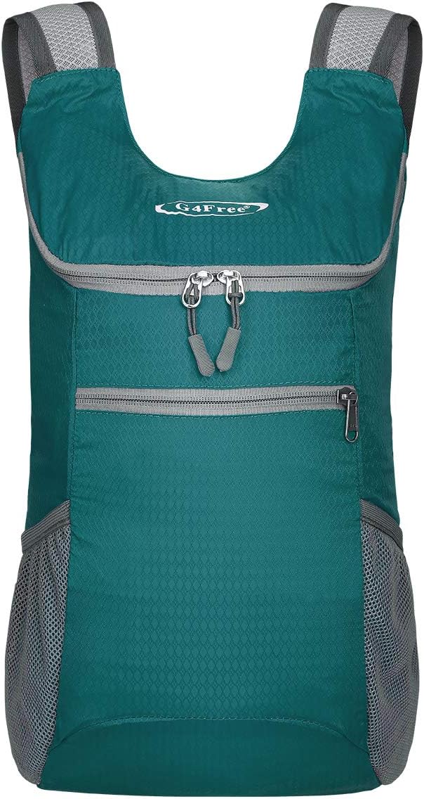 10L Lightweight Packable Hiking Backpack, Nylon Daypack Daily Travel | Water-Resistant Nylon, Weighing Only 4.59oz, Comfortable, Hiking, Travel, Cycling, Small Foldable Unisex Daypack (Blue)