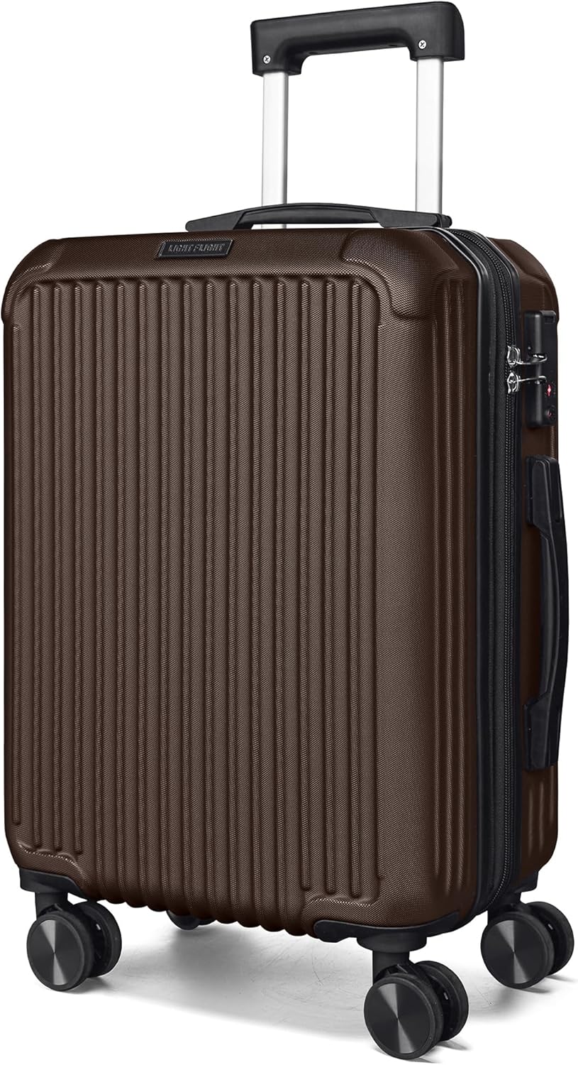 Carry On Luggage 22x14x9 Airline Approved, Dark Green | Airline Approved, Hard Shell with Wheels, Expandable Hardside, Lightweight, TSA Lock
