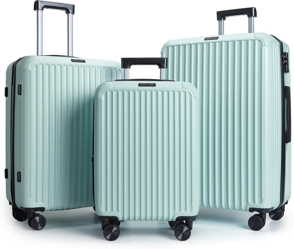 Carry On Luggage 22x14x9 Airline Approved, Dark Green | Airline Approved, Hard Shell with Wheels, Expandable Hardside, Lightweight, TSA Lock